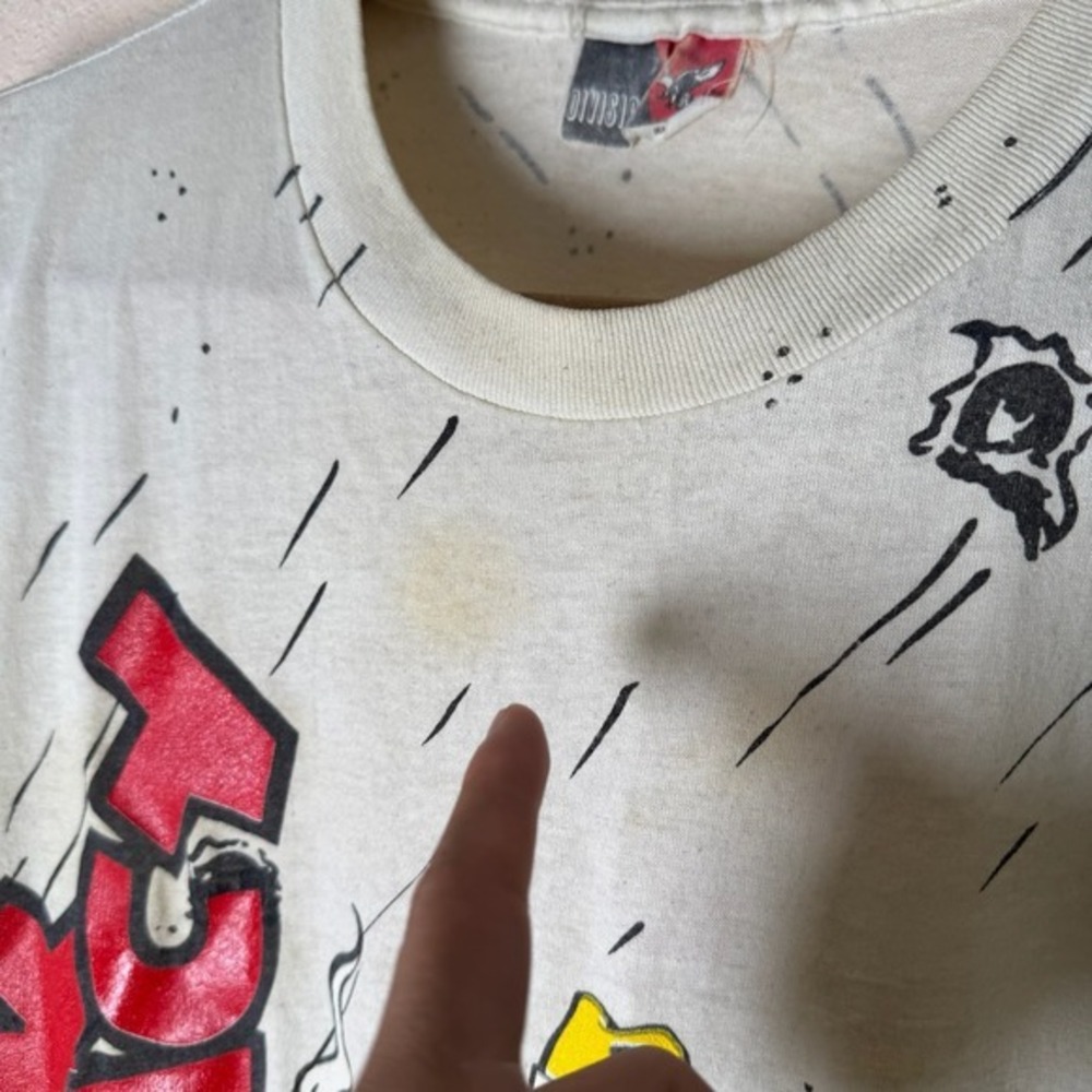 Vintage Dick Tracy All Over Print T-Shirt XL Made in USA Cartoon - Picture 2 of 8
